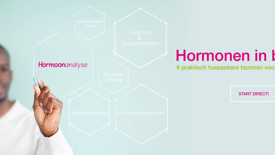 Hormonen als vertrekpunt, voor een optimale vitaliteit & gezondheid.